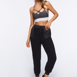 Active Faux Shearling Joggers