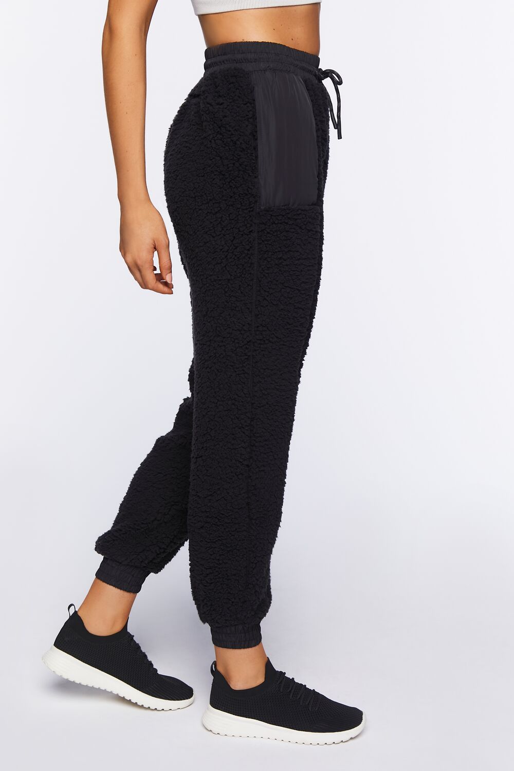 Active Faux Shearling Joggers - Image 3