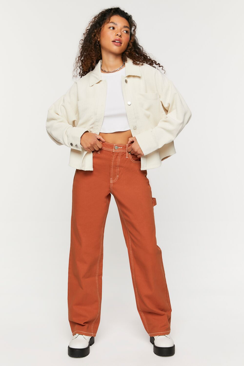 High-Rise Carpenter Dad Jeans - Image 15