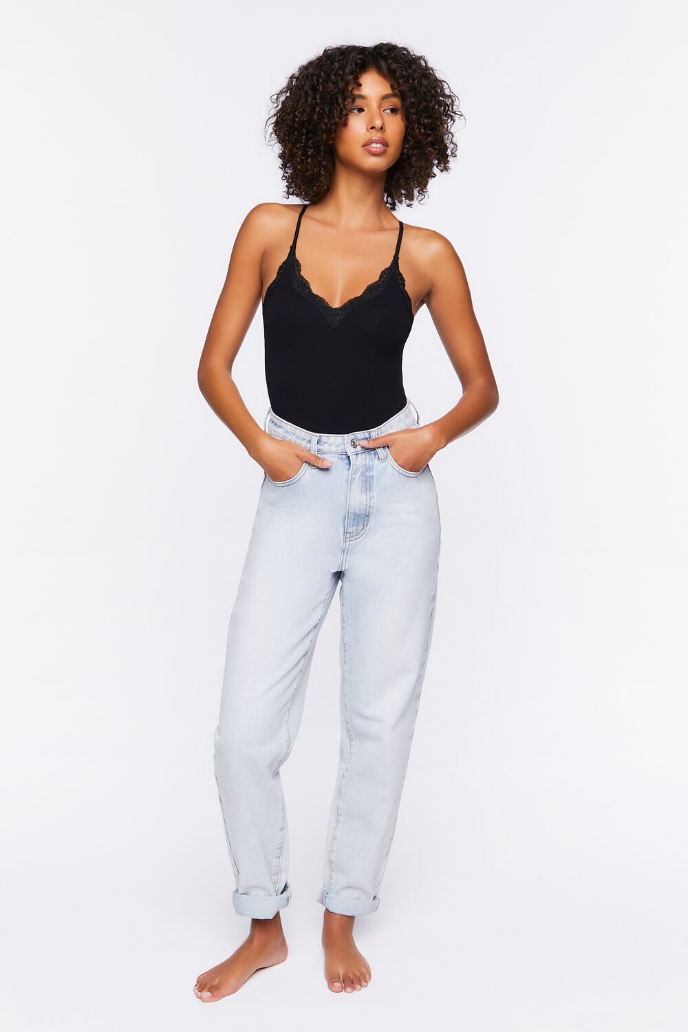 Seamless Ribbed Racerback Bodysuit - Image 4