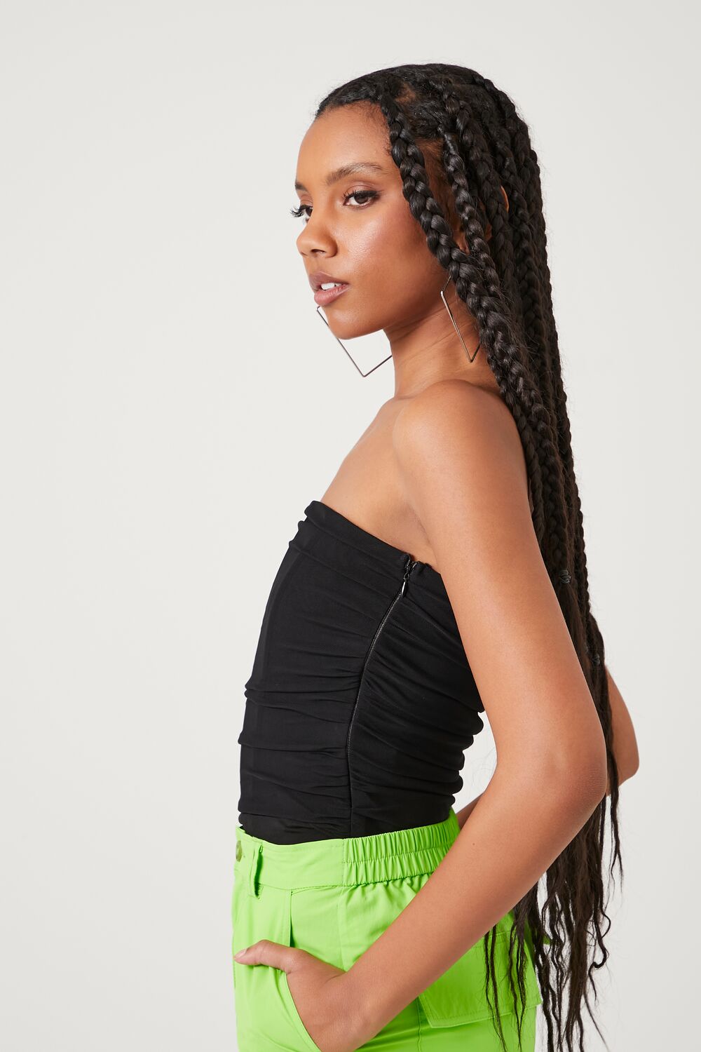 Mesh Corset Tube Bodysuit - Image 2