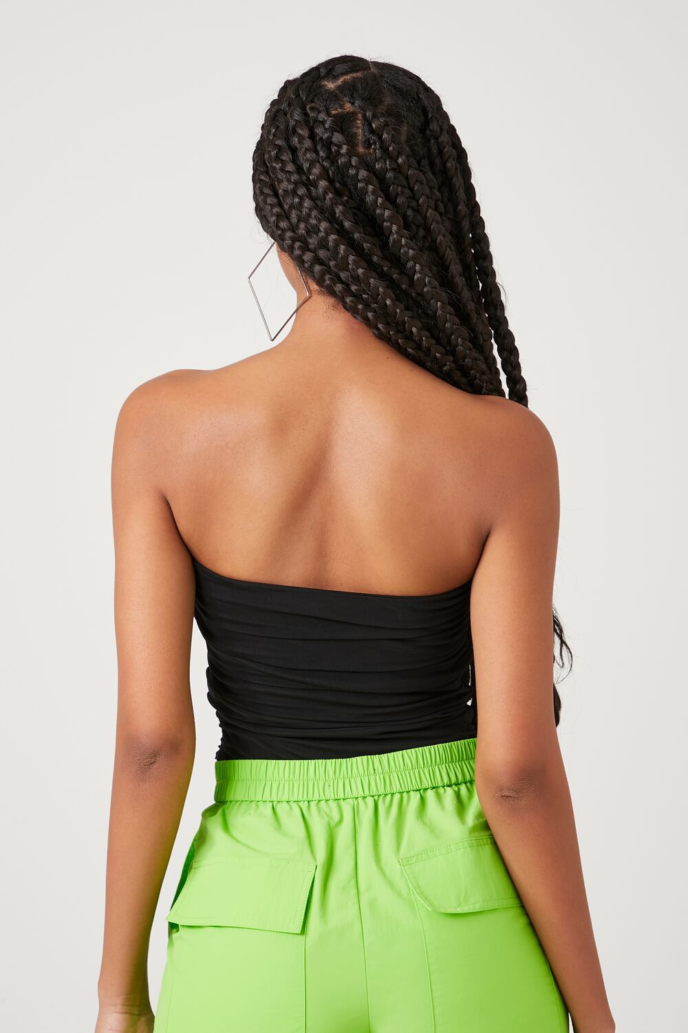 Mesh Corset Tube Bodysuit - Image 3