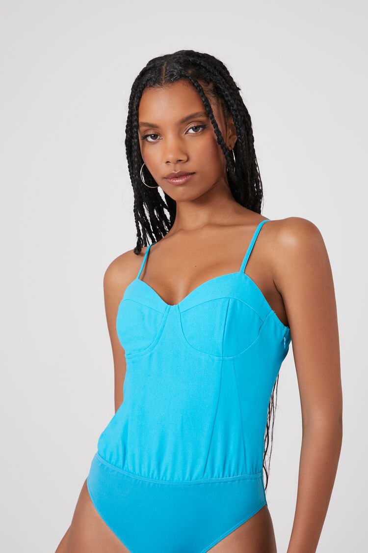 Satin Bustier Sweetheart Bodysuit - Image 5