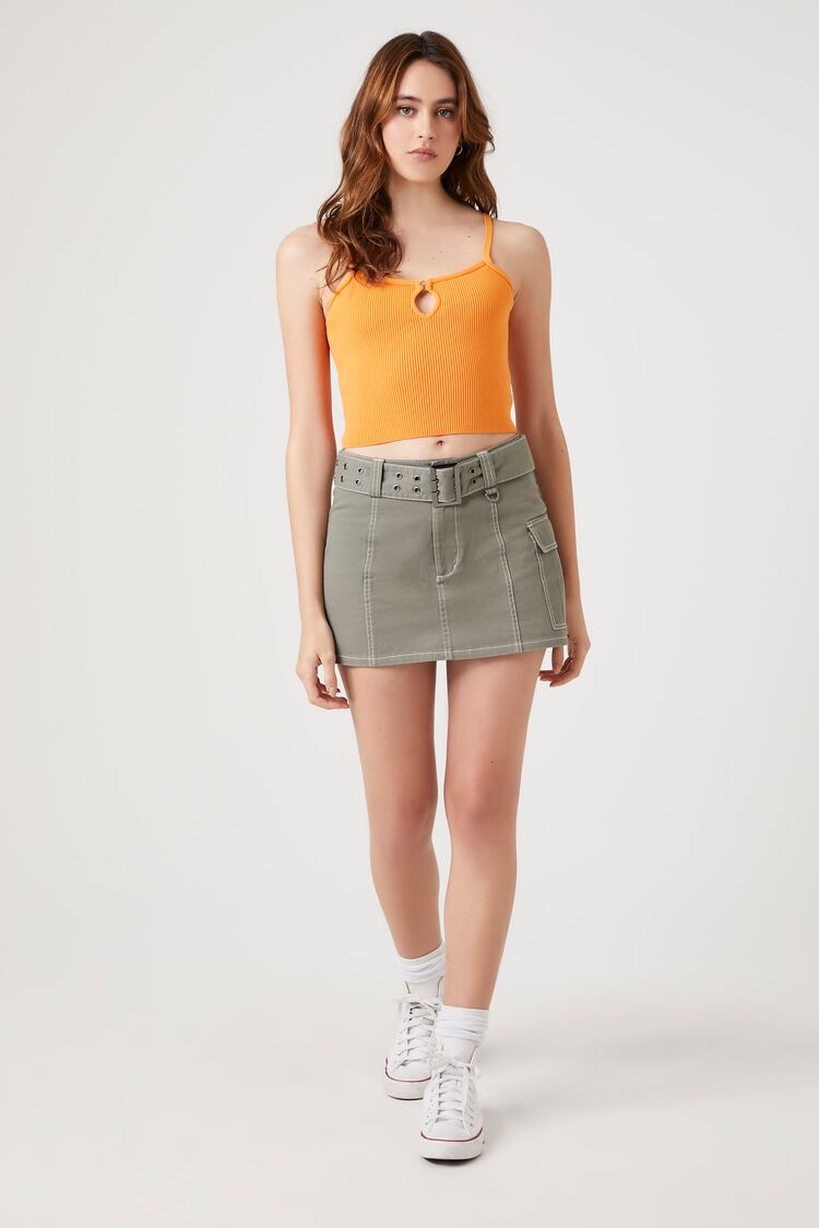 Sweater-Knit Cropped Cami - Image 4