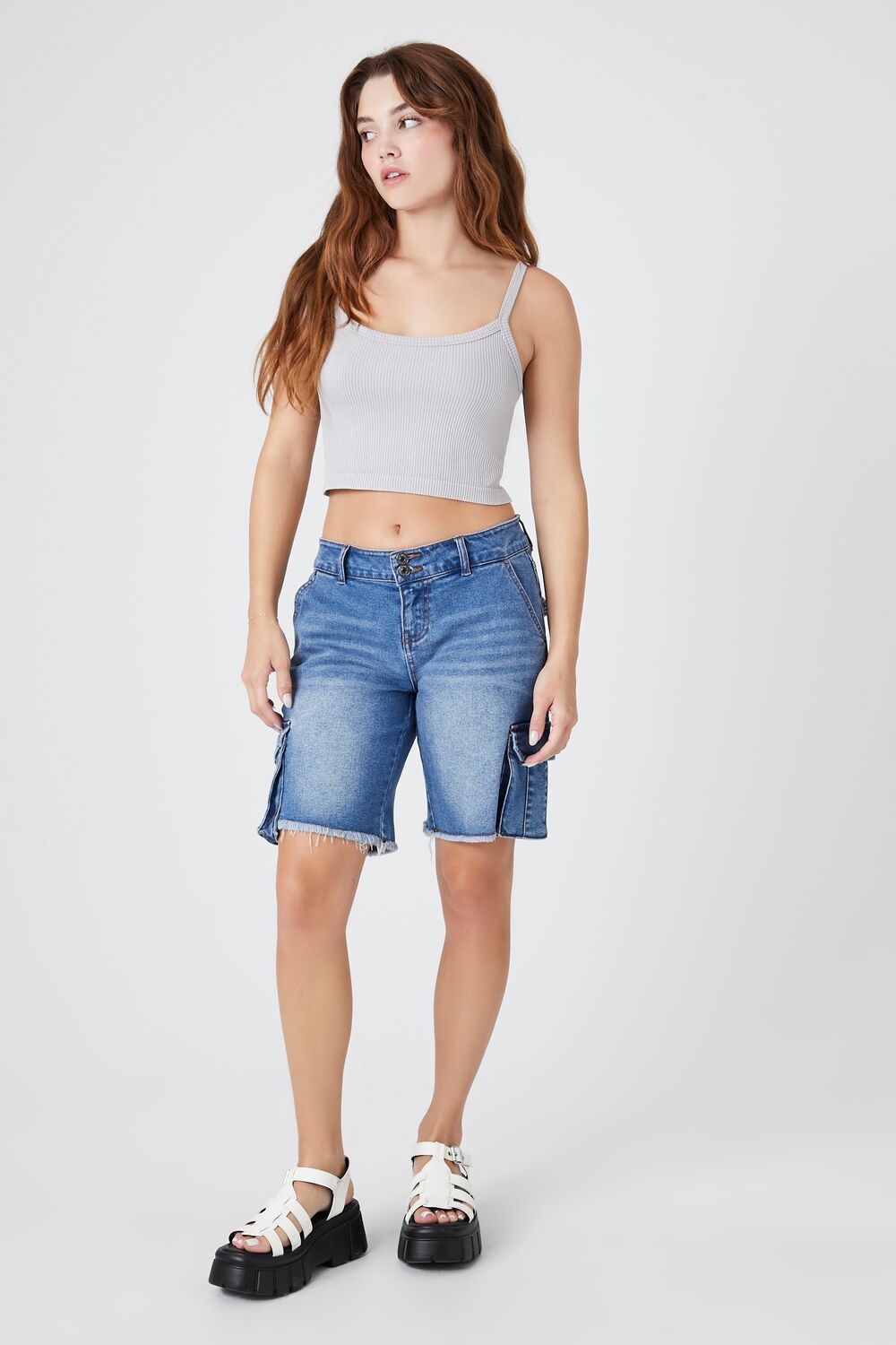 Seamless Mineral Wash Cropped Cami - Image 3