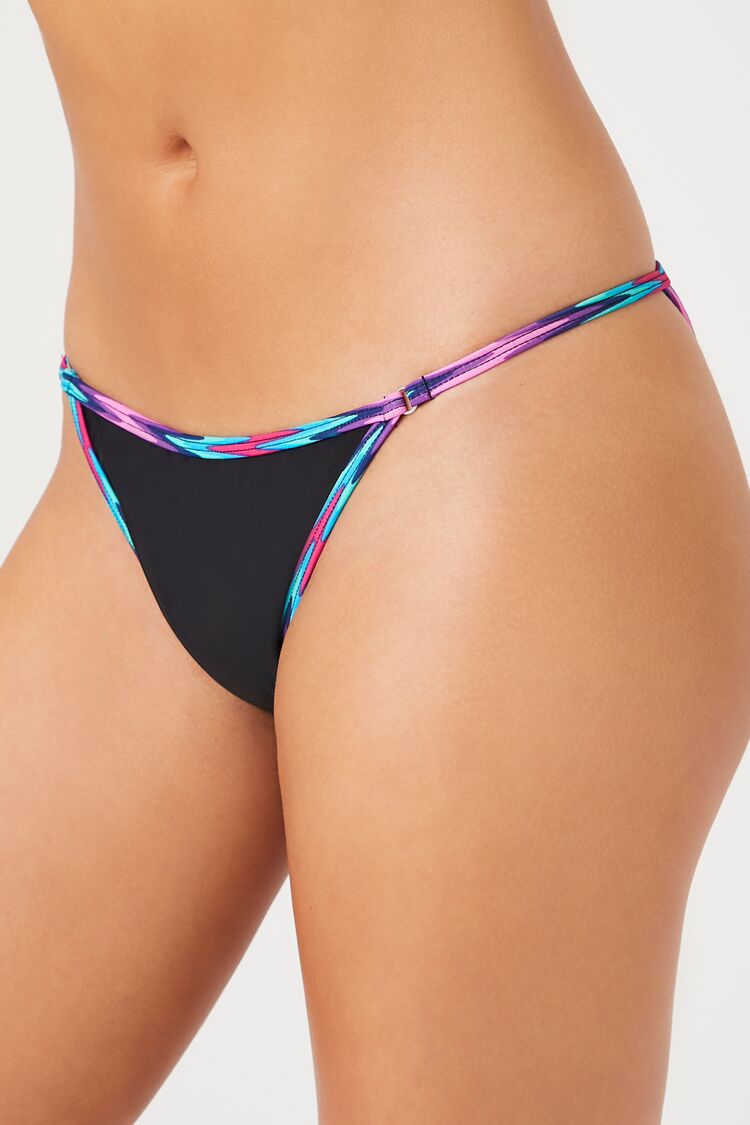 Chevron-Trim Bikini Bottoms - Image 3