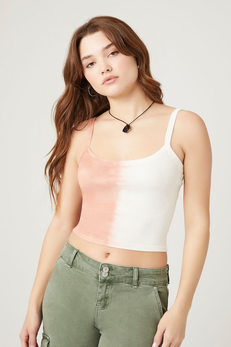 Rib-Knit Tie-Dye Cami