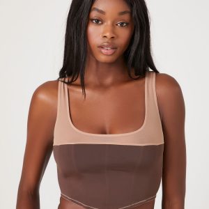 Colorblock Lingerie Corset Bralette