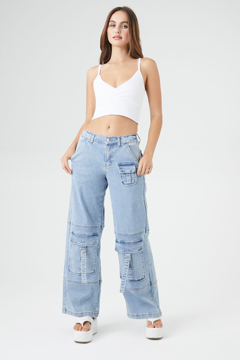 Seamless Surplice Cropped Cami - Image 4