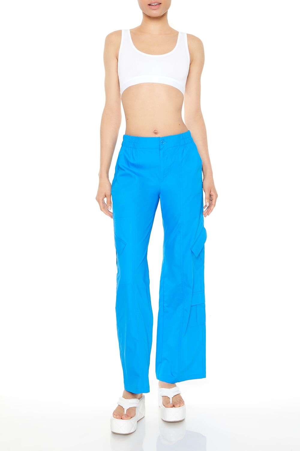 Mid-Rise Straight-Leg Cargo Pants - Image 5