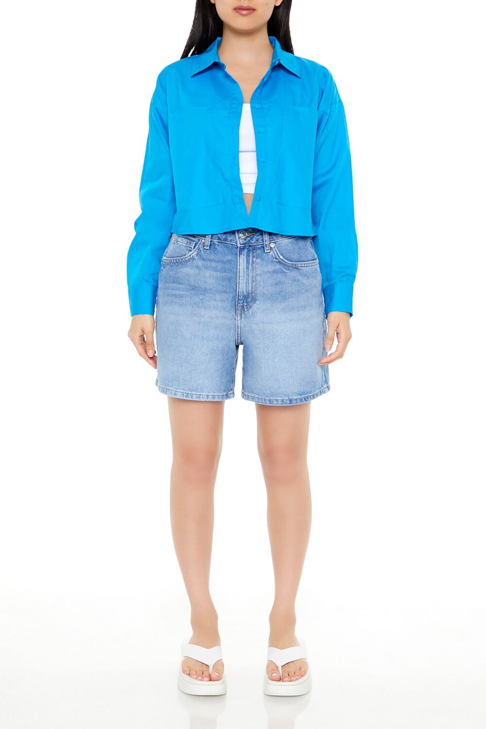 Cotton Long-Sleeve Shirt - Image 2