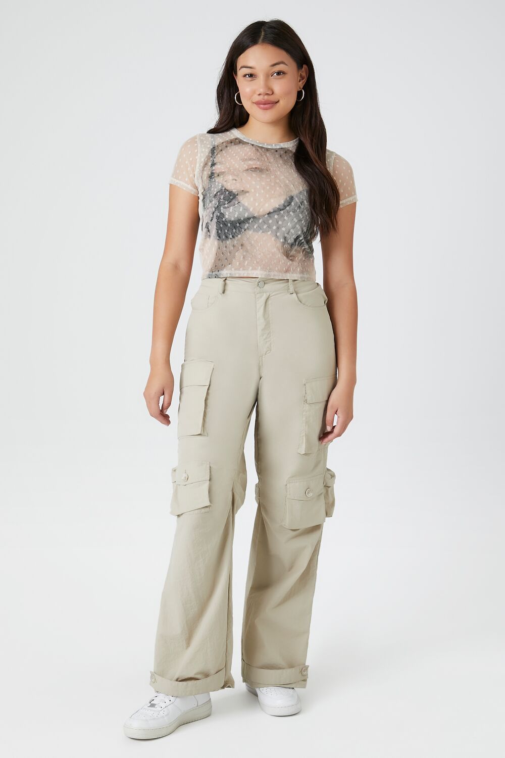 Mesh Graphic Baby Tee - Image 4