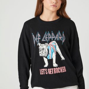 Def Leppard Graphic Sweater