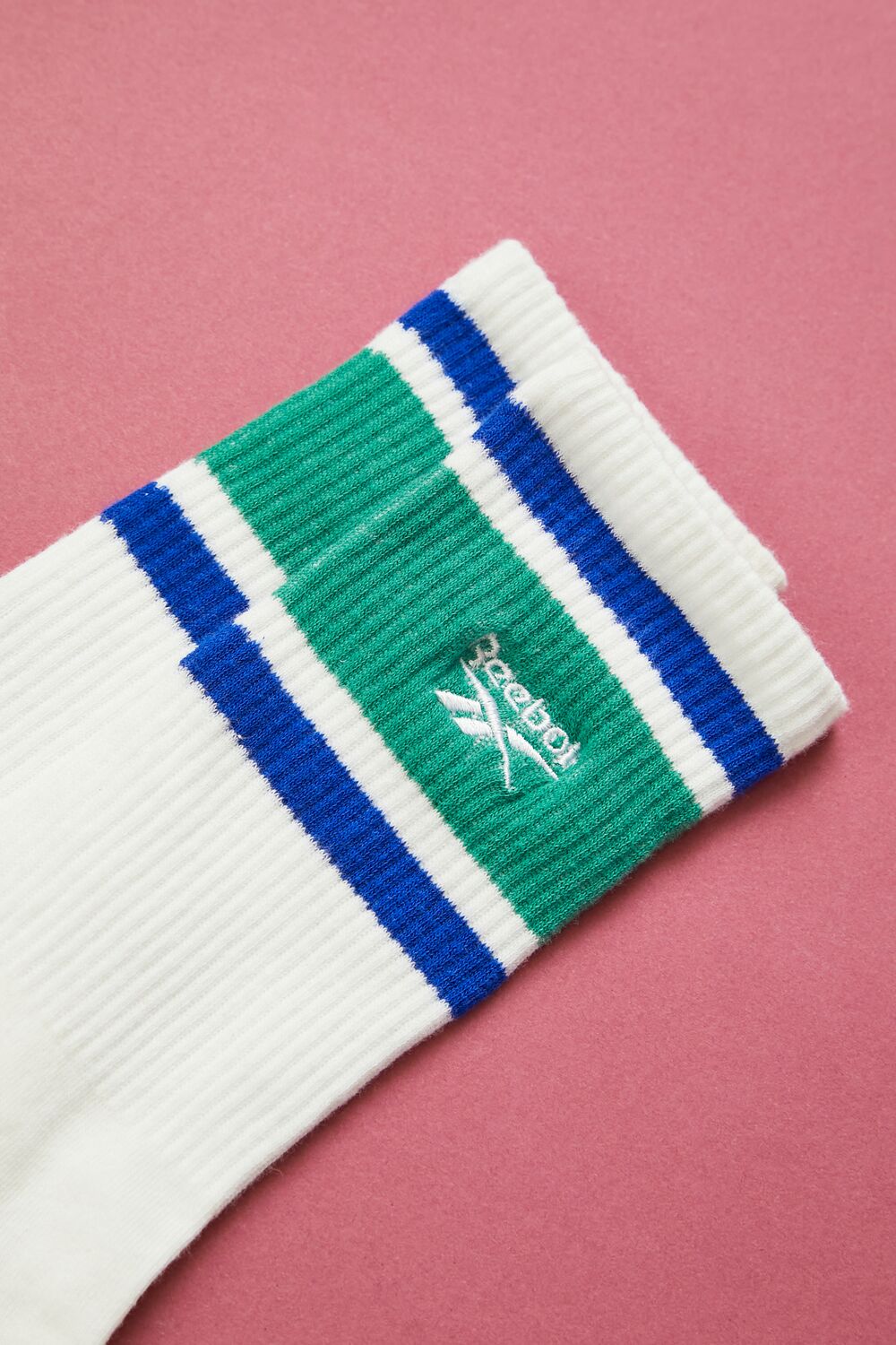 Reebok Varsity-Striped Crew Socks - Image 2