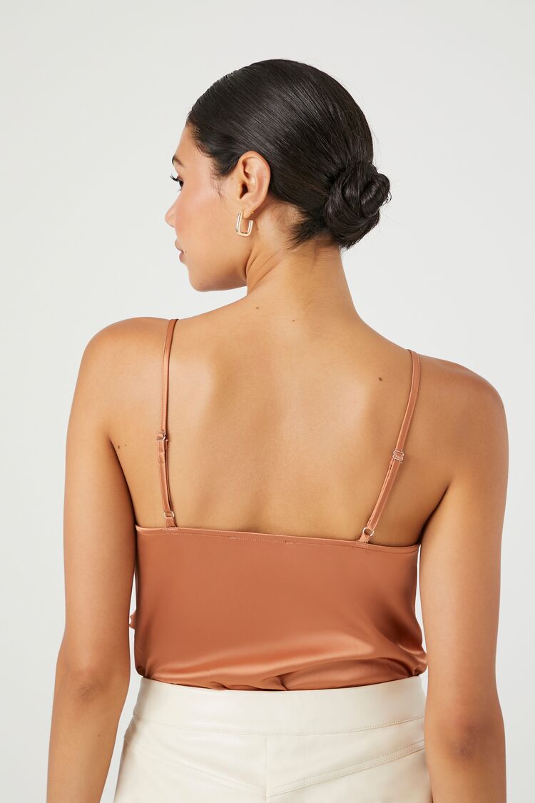 Satin Ruffle-Trim Bodysuit - Image 3