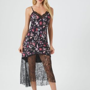 Ditsy Floral Midi Slip Dress