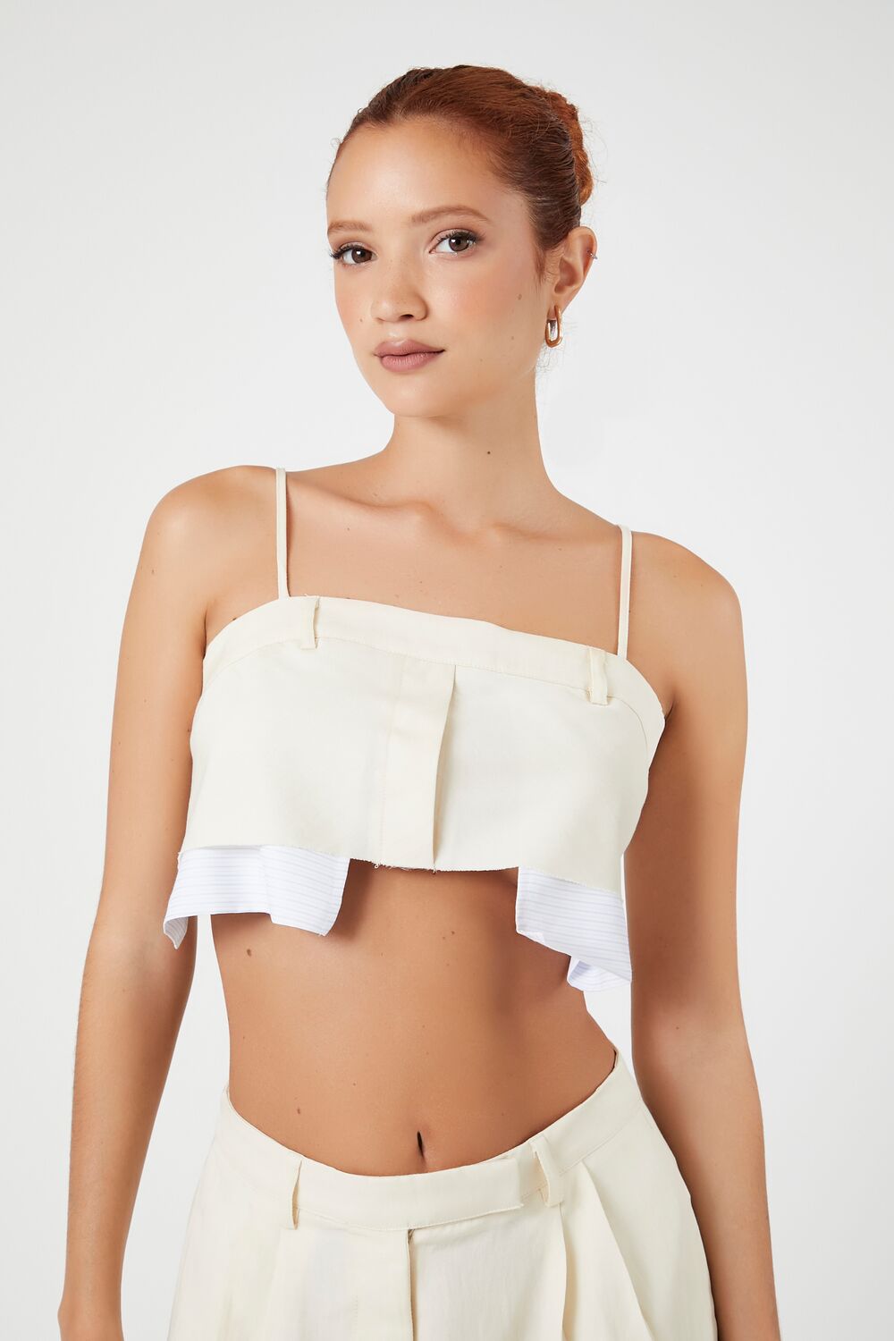 Pleated Reworked Bralette