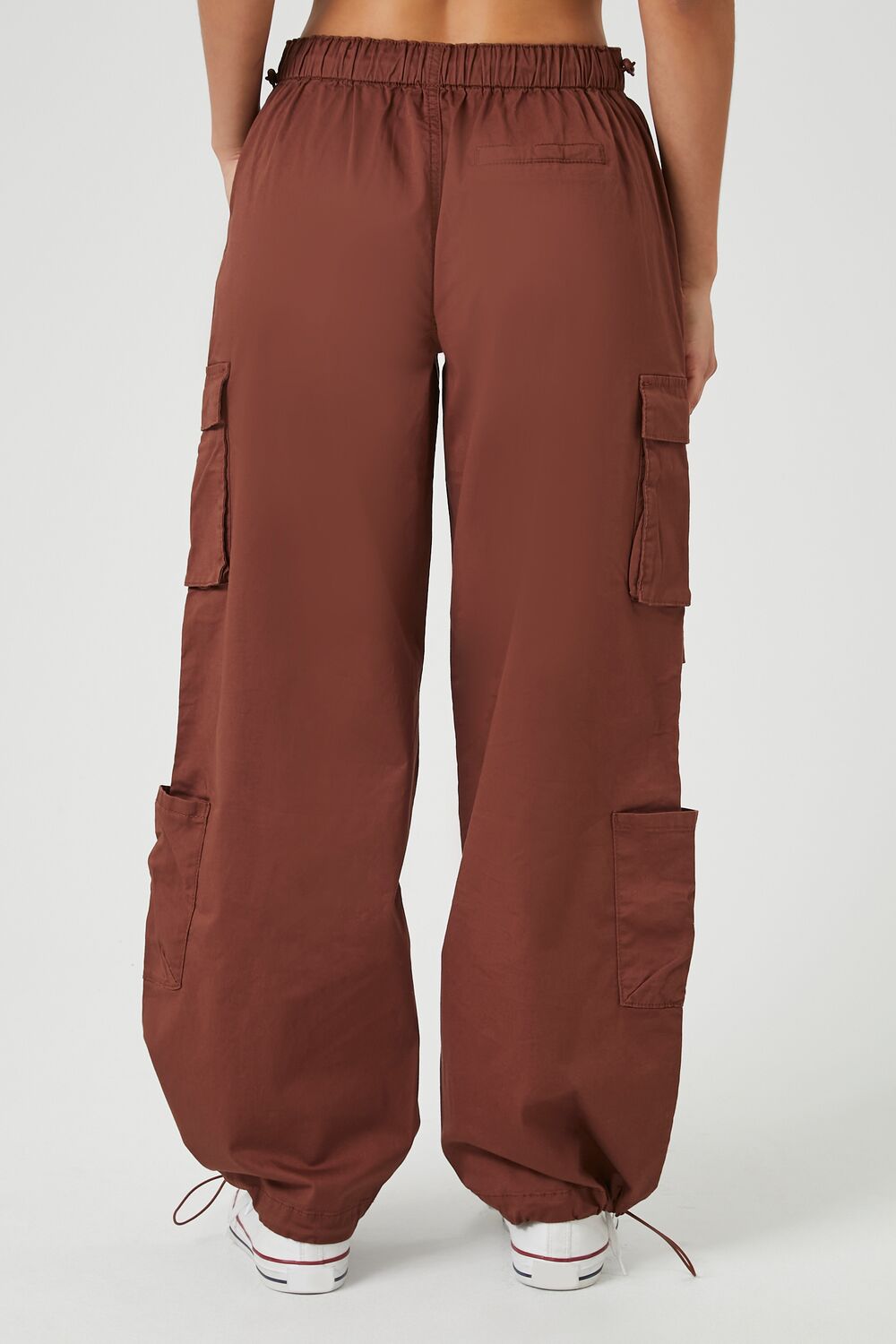 Wide-Leg Cargo Parachute Pants - Image 4