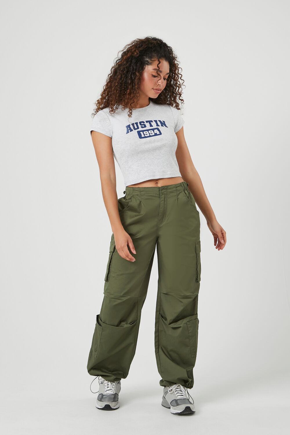 Wide-Leg Cargo Parachute Pants - Image 6