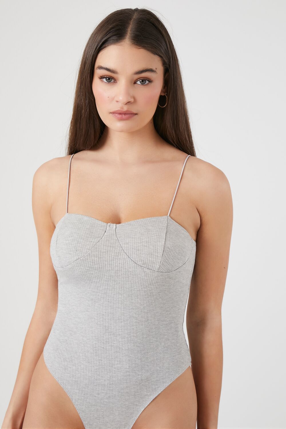 Ribbed Knit Cami Bodysuit - Image 5