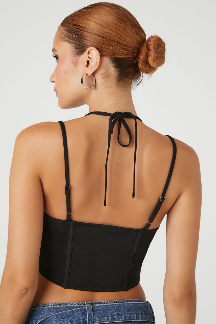 Corset Halter Cropped Cami - Image 3