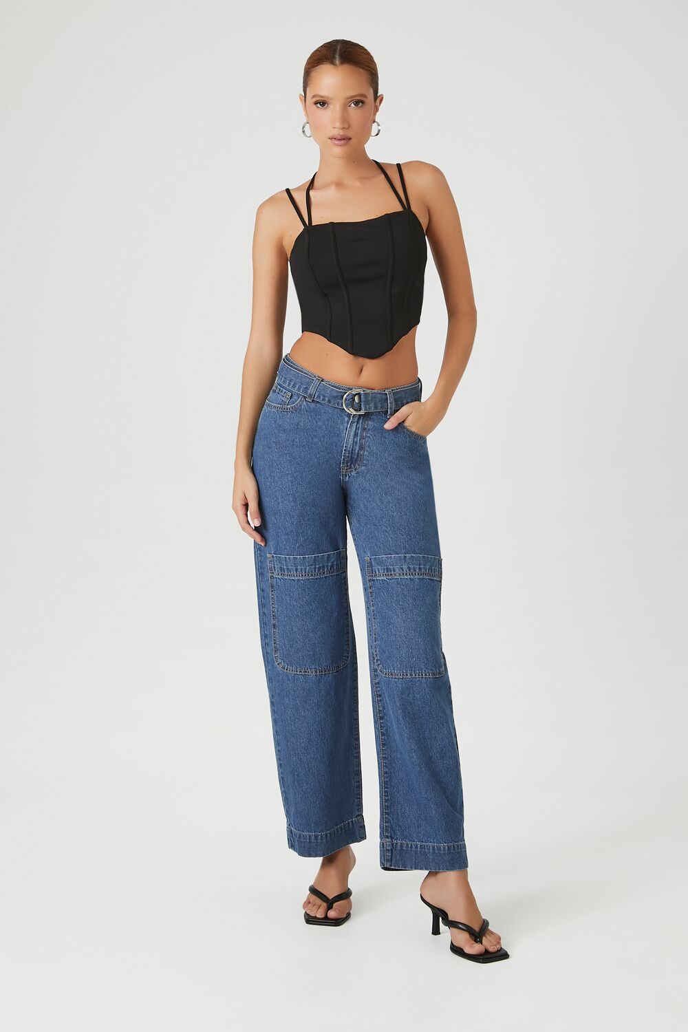 Corset Halter Cropped Cami - Image 4