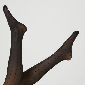 Sheer Polka Dot Tights