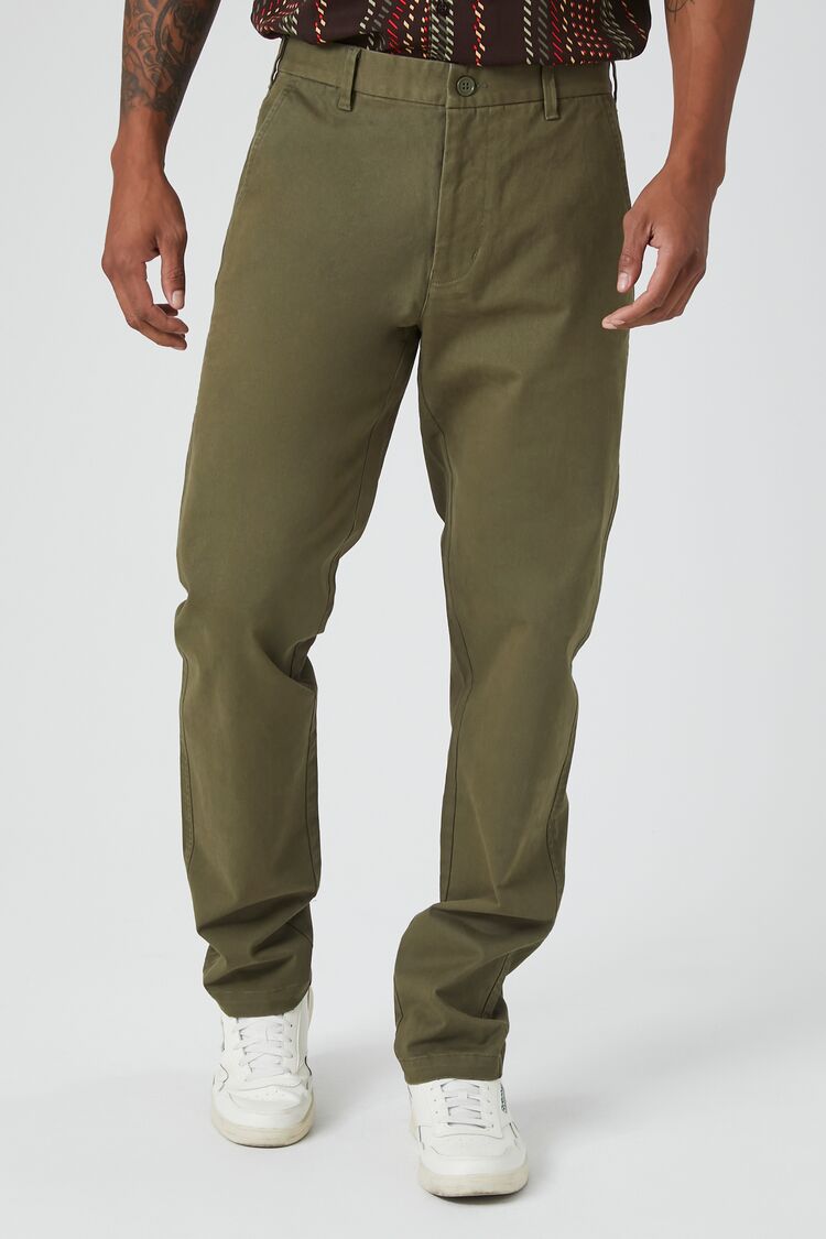 Twill Mid-Rise Slim-Fit Pants - Image 2