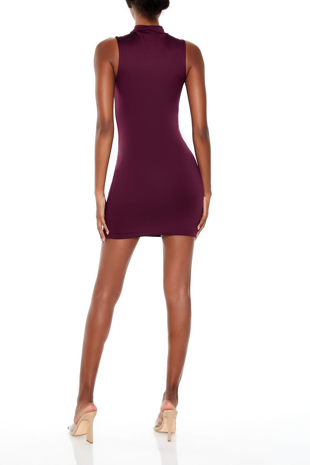 Contour Mock Neck Mini Dress - Image 19