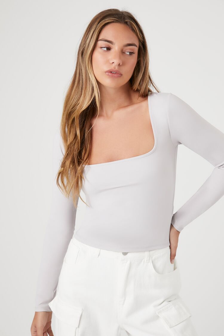 Sculpt Shape Square-Neck Top - Image 27