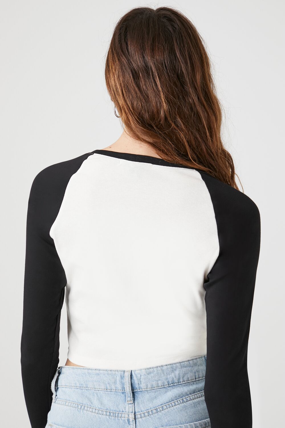 Cropped New York Raglan Tee - Image 3