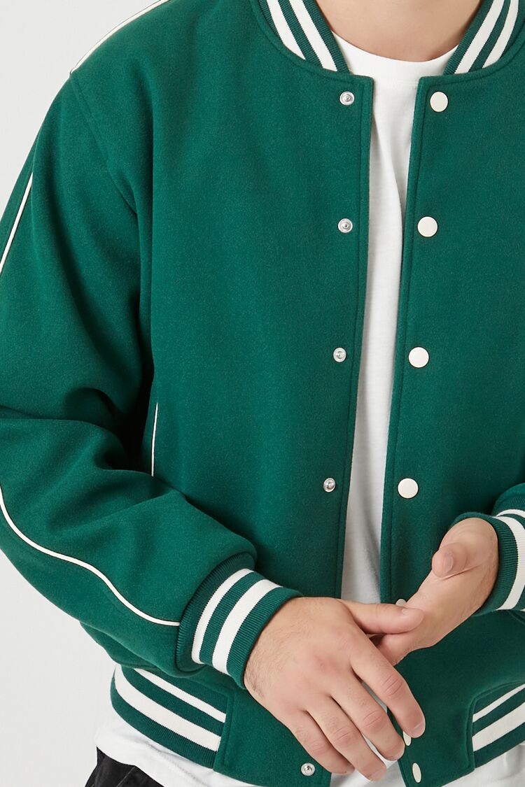 Varsity Letterman Bomber Jacket - Image 5