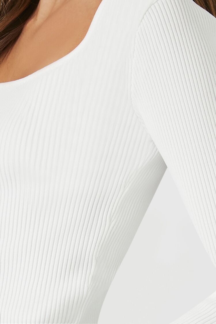 Sweater-Knit Scoop-Neck Crop Top - Image 5