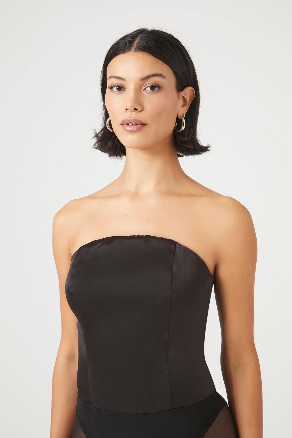 Satin Tube Bodysuit - Image 5