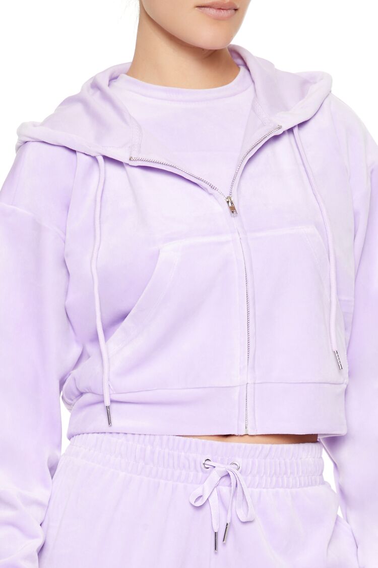 Velour Zip-Up Hoodie - Image 14