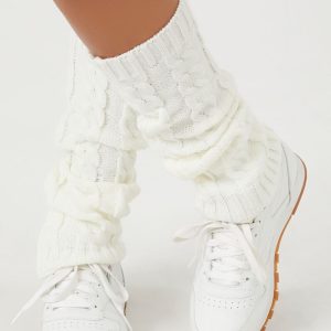Cable Knit Leg Warmers