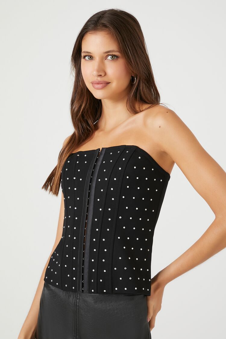 Rhinestone Corset Tube Top - Image 2