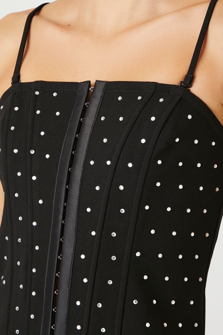 Rhinestone Corset Tube Top - Image 4