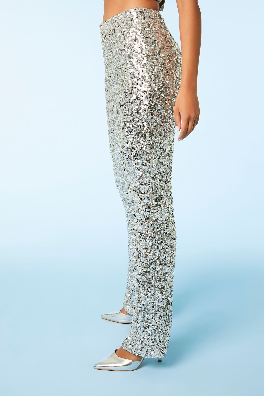 Sequin Flare Pants - Image 3