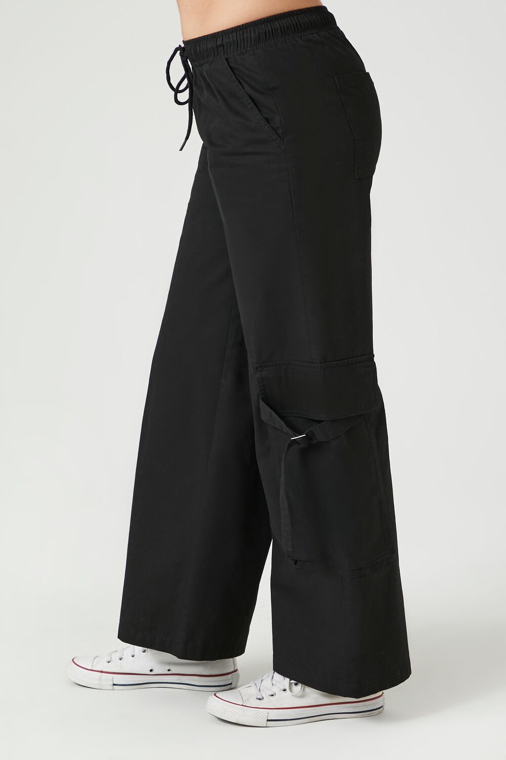 Twill High-Rise Utility Pants - Image 3