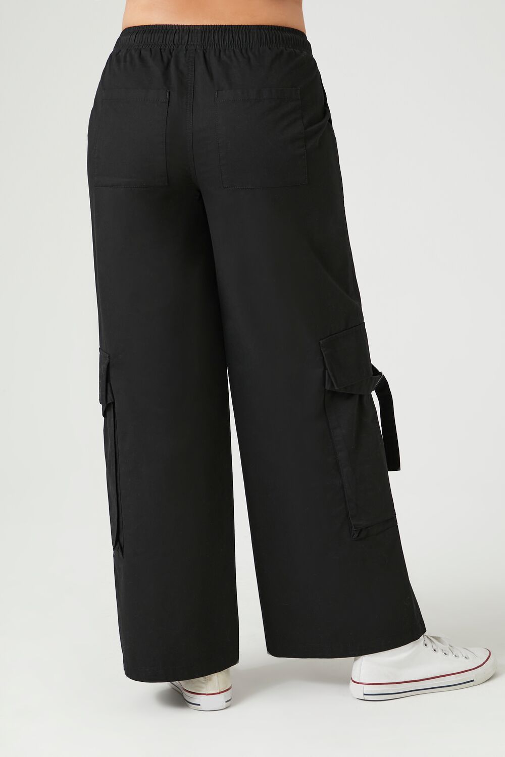 Twill High-Rise Utility Pants - Image 4