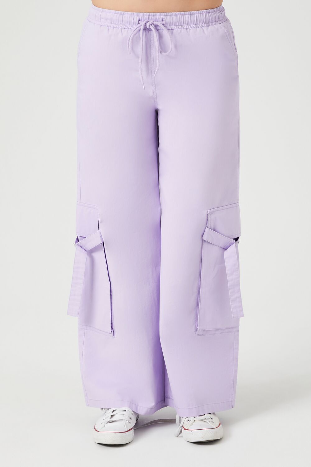 Twill High-Rise Utility Pants - Image 7