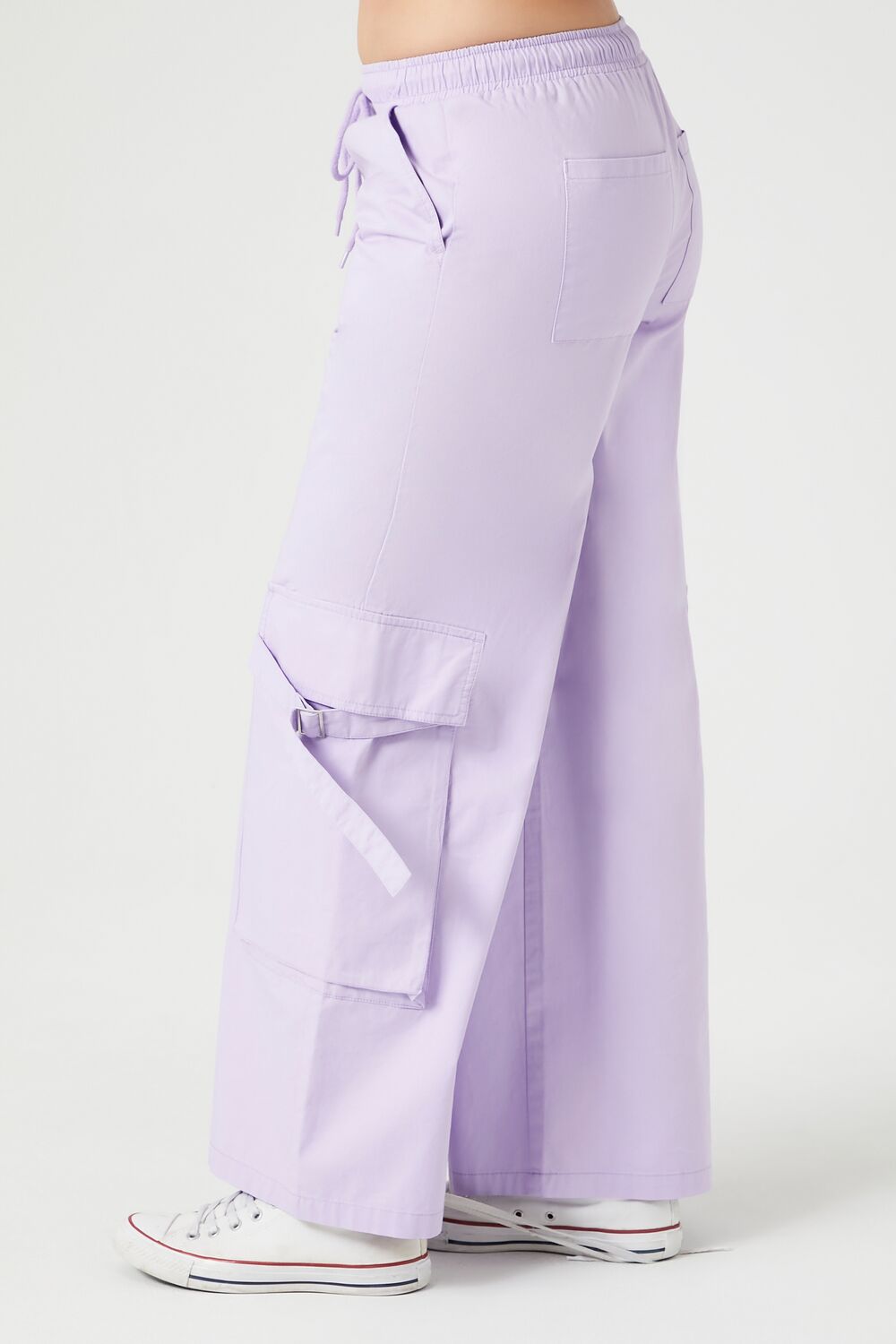 Twill High-Rise Utility Pants - Image 8