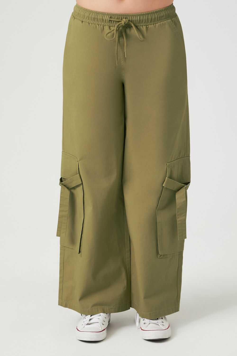 Twill High-Rise Utility Pants - Image 12