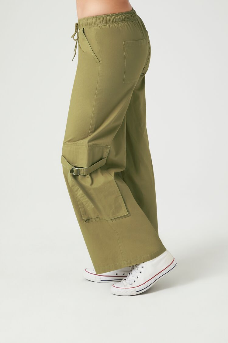 Twill High-Rise Utility Pants - Image 13