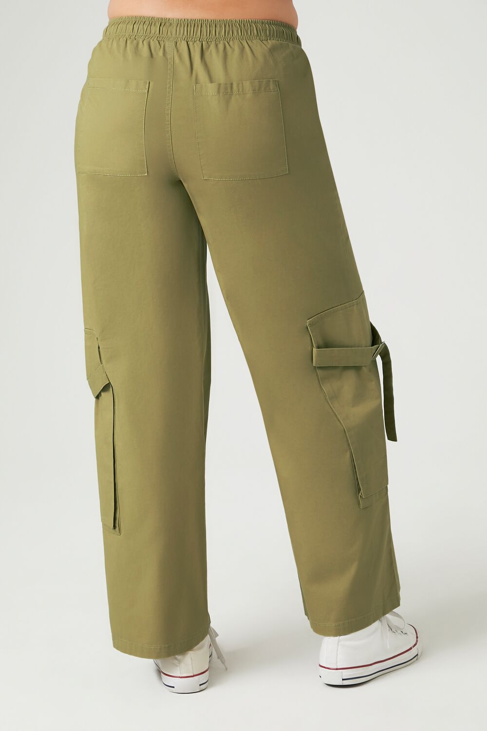Twill High-Rise Utility Pants - Image 14