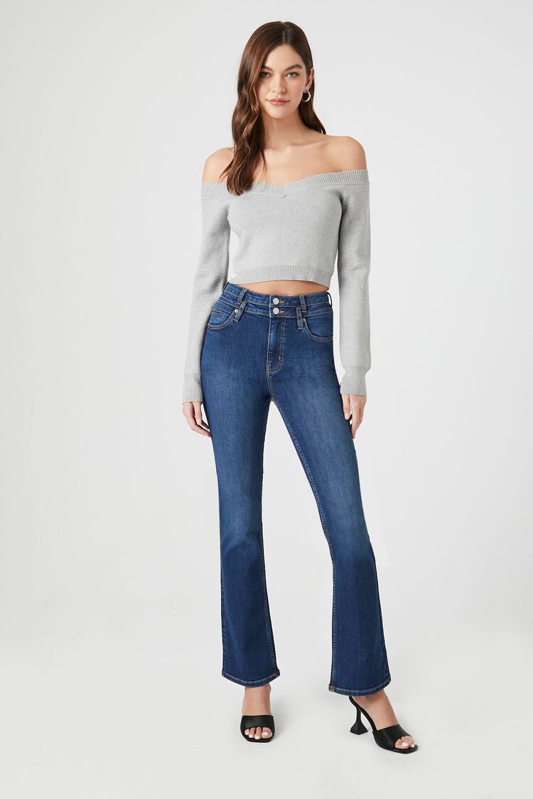Denim High-Rise Bootcut Jeans - Image 5