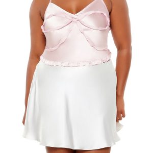 Plus Size Bow Cropped Cami