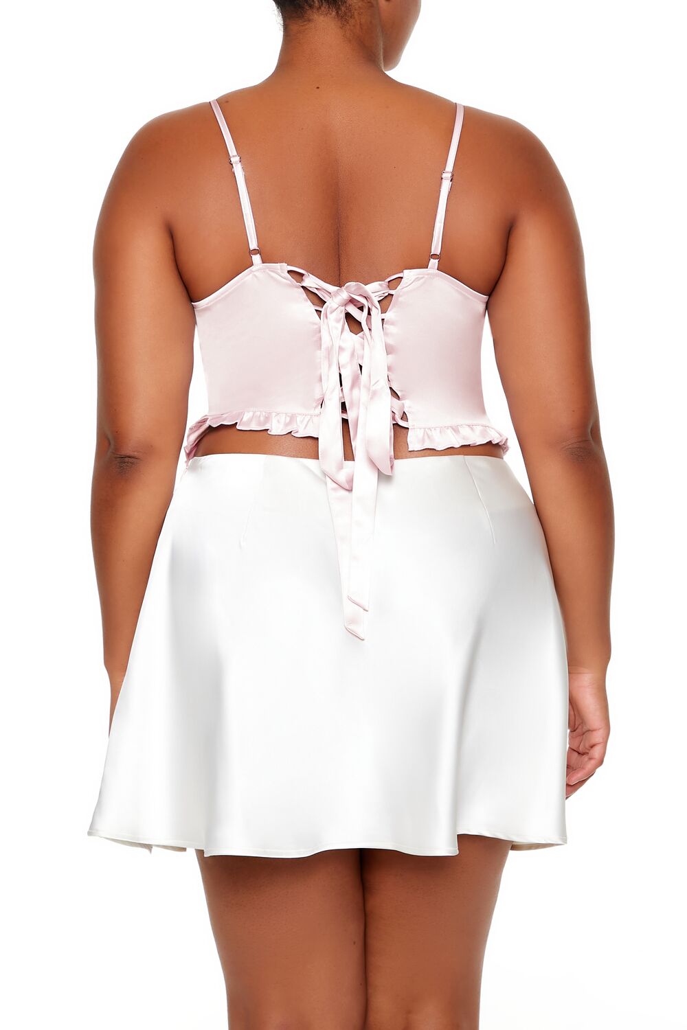 Plus Size Bow Cropped Cami - Image 5