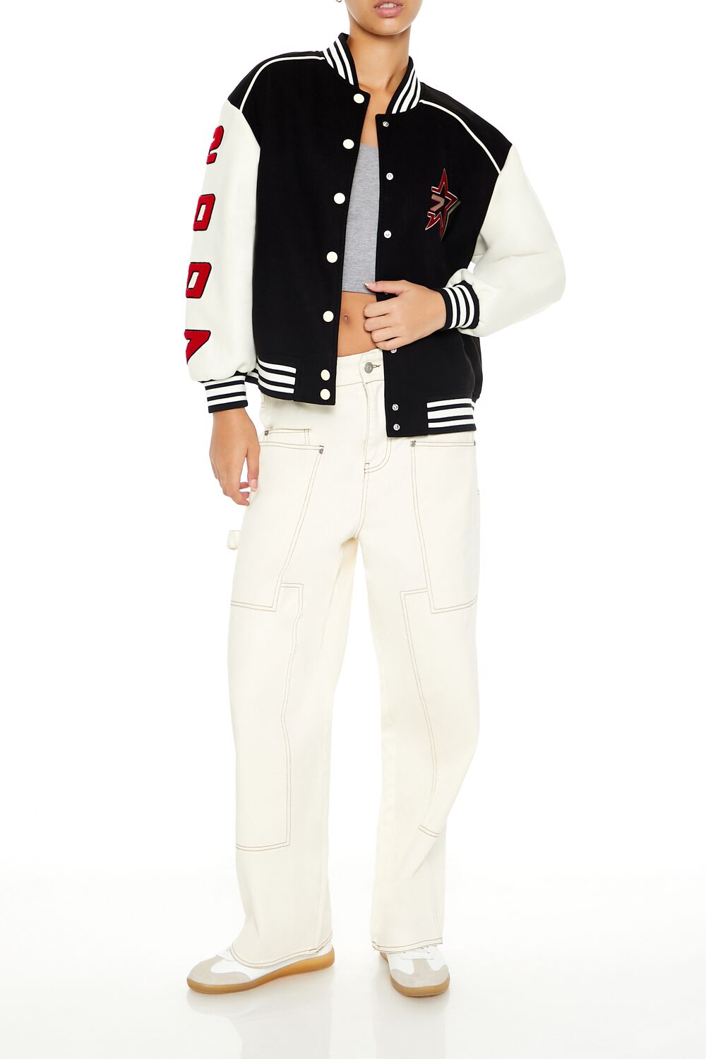 Star Girl Varsity Letterman Jacket - Image 2